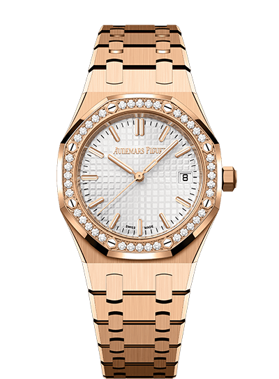 오데마피게 로얄오크 77451OR 금통  50주년  베젤 다이아