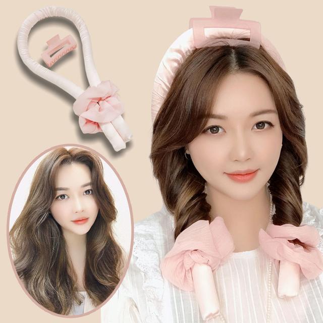 튜브컬 틱톡헤어롤 여자 뿌리볼륨펌 집게 그루프 구르프 셀프파마