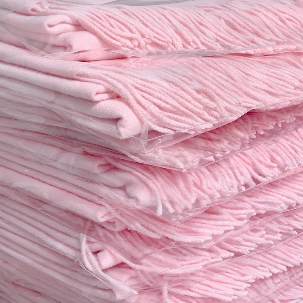 [당일발송🤍] Baby pink muffler 연핑크 아이보리 캐시미어 머플러