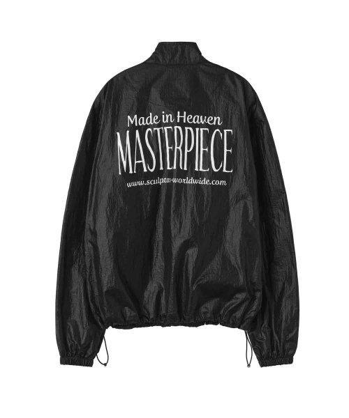 Glossy Nylon Jacket Black
