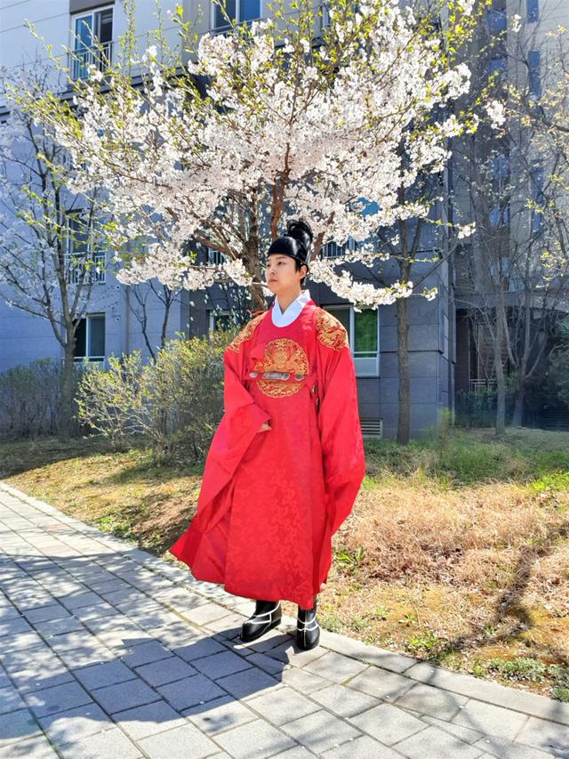 곤룡포 대여 용포 붉은색 왕한복 대운용포