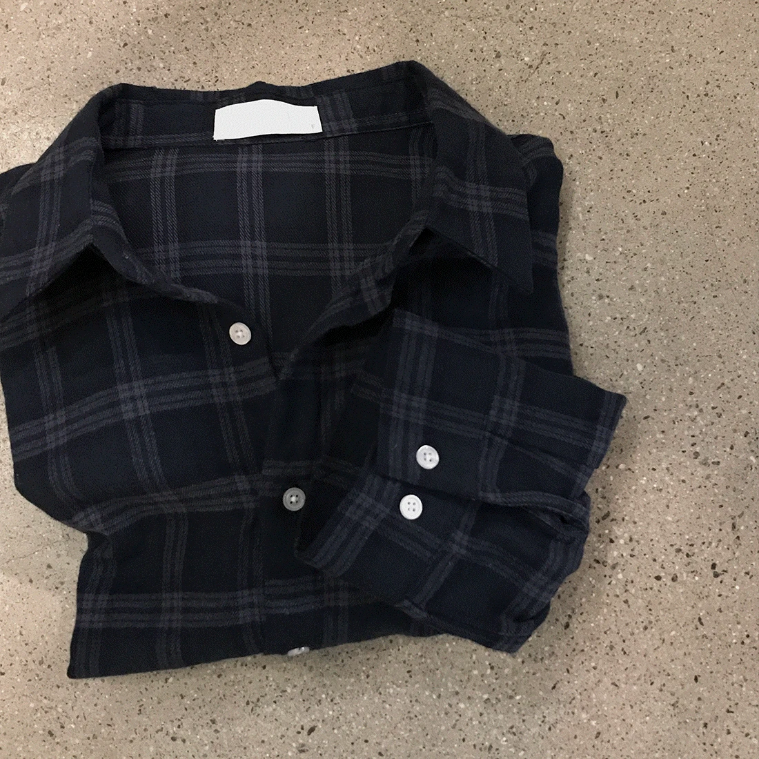 [남녀공용] 선데이 오버핏 체크셔츠 남방 - nb