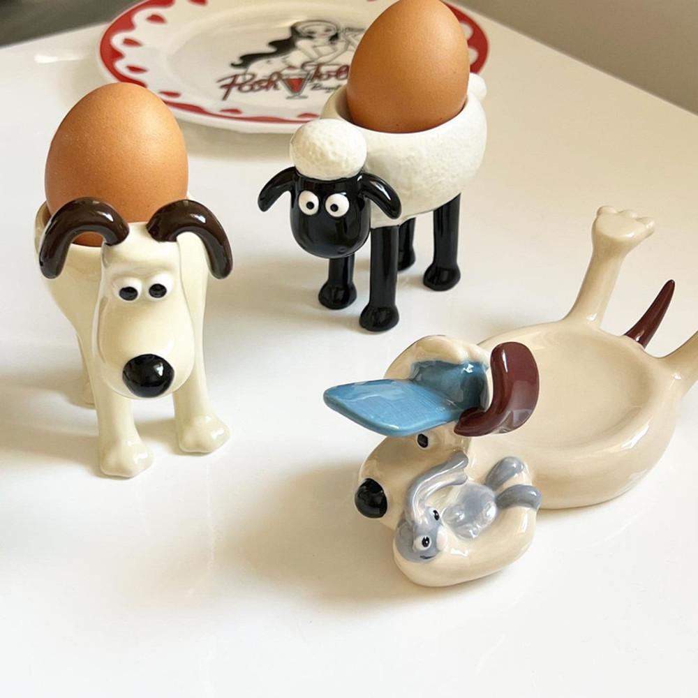 그로밋 미니 소스볼 트레이 케첩 그릇 에그홀더 악세사리