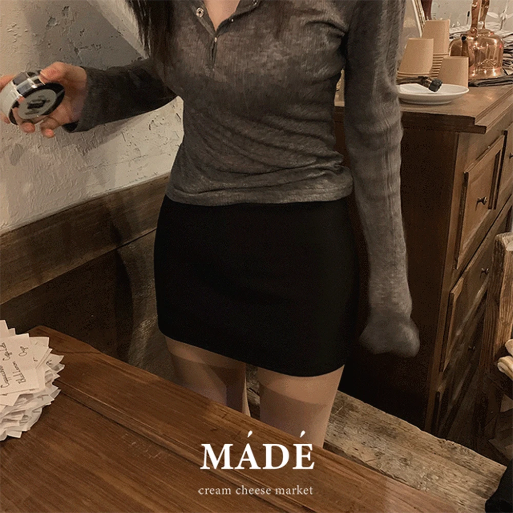 자체제작 #크치Made 전력질주 가능, 안정감 있는 (바지안감) 스커트 - sk