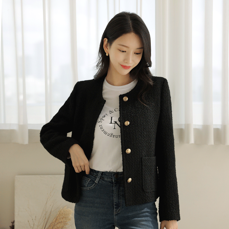 킨키룬 트위드울자켓[S,M사이즈]