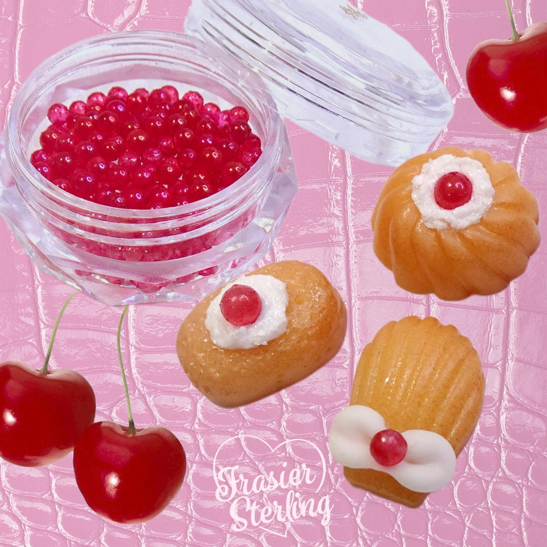 체리 토핑 케비어 핑크 레드 2컬러 🍒