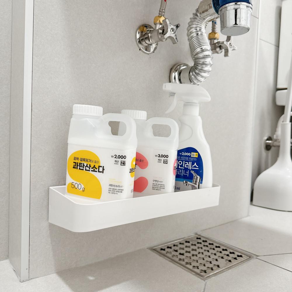 심플리 무타공 선반, 욕실 주방 테라스 타공 없는 선반