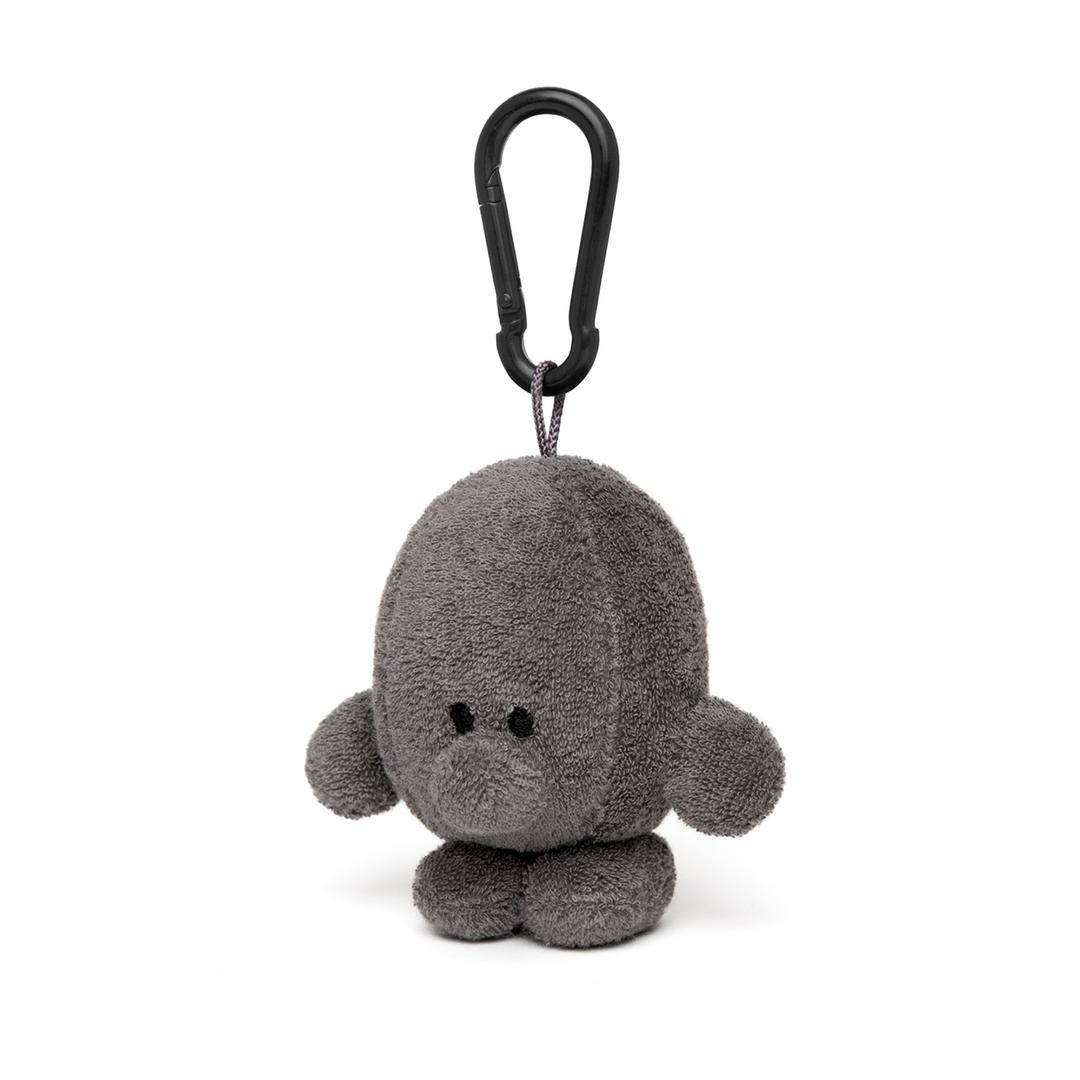 Tiny egg keyring - Stone gray