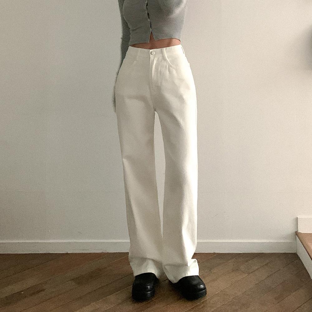 블림핏 [+기모/컬러추가/13만장돌파][MADE] 블림진 코튼 히든밴딩 일자 롱 와이드 팬츠 (기장선택)