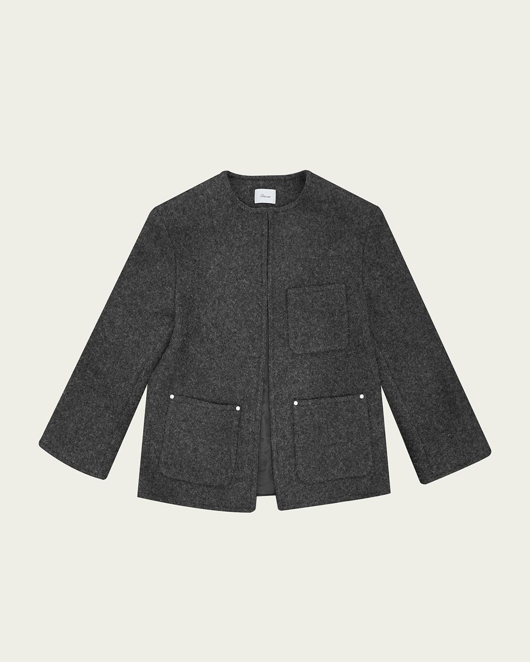Ness Tweed Jacket - Charcoal
