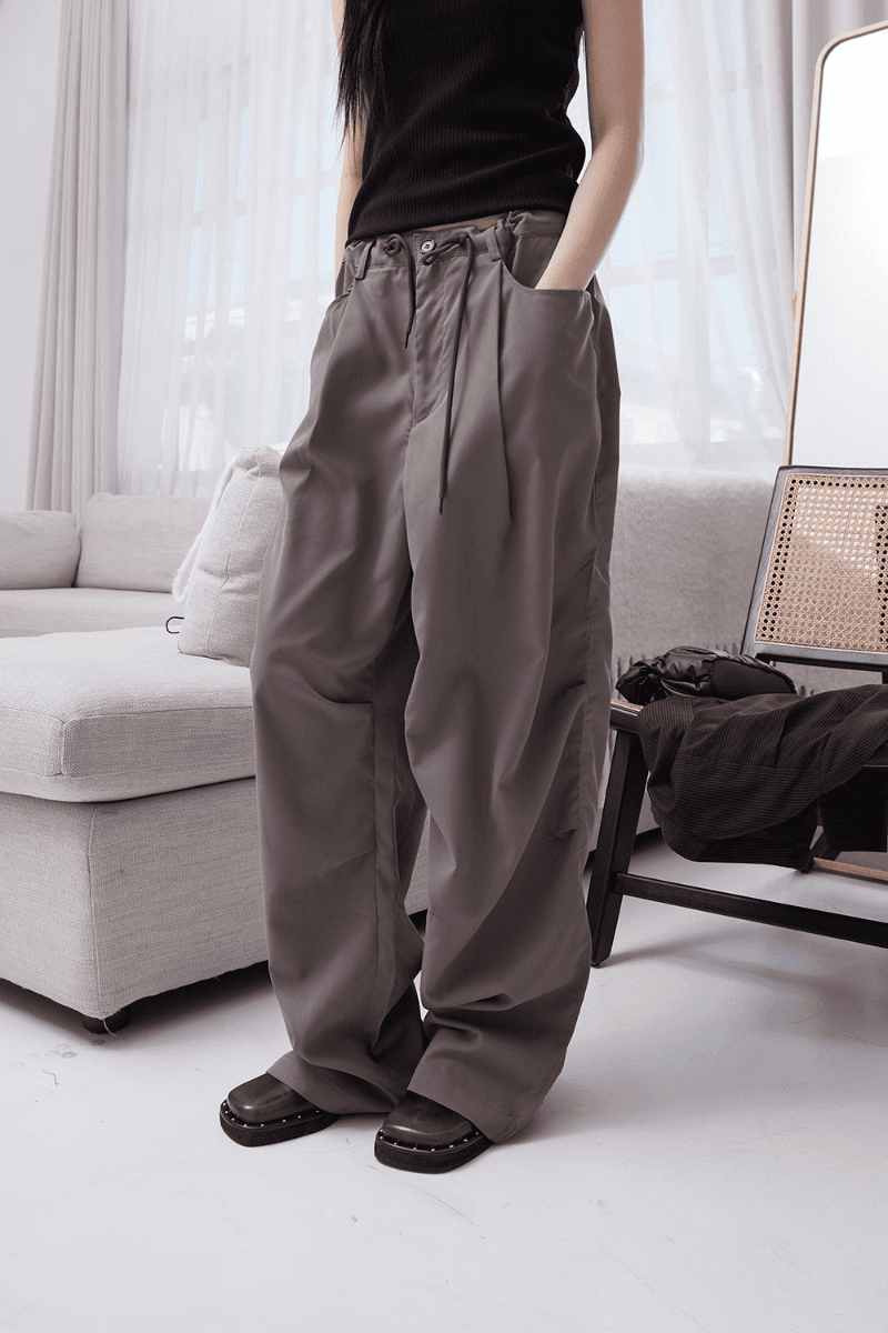 나일론 투턱 팬츠 (3c)