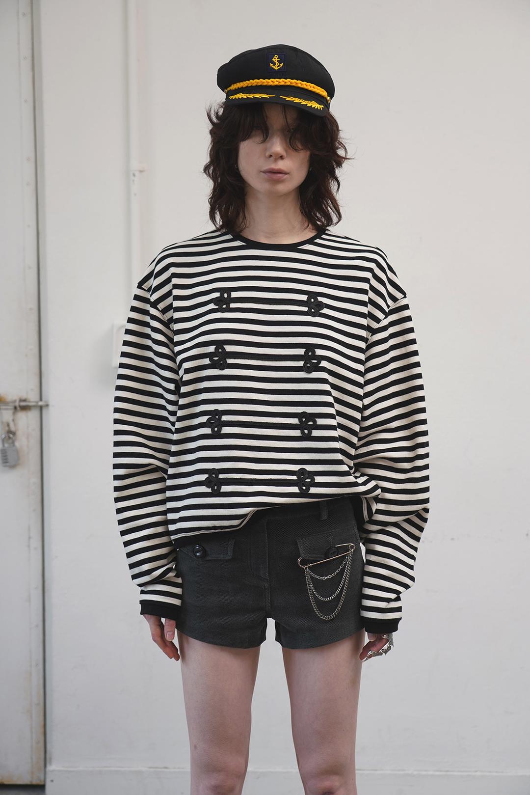 FROG STRIPE SWEATSHIRT