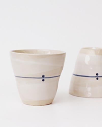 Ceramic line cup