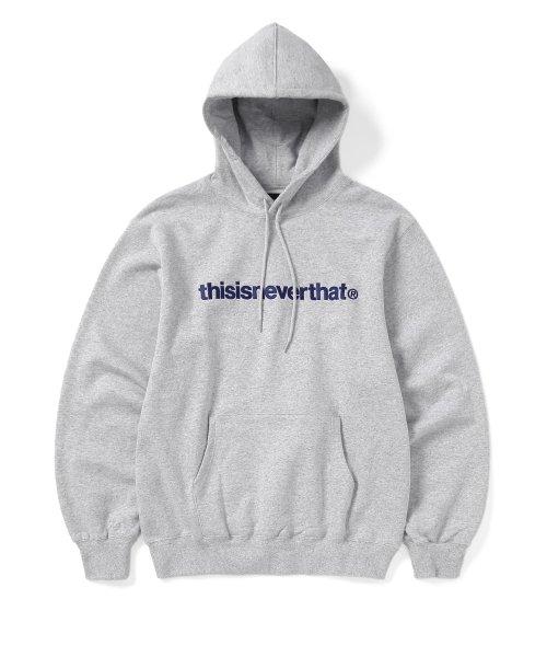 T-Logo Hoodie Heather Grey