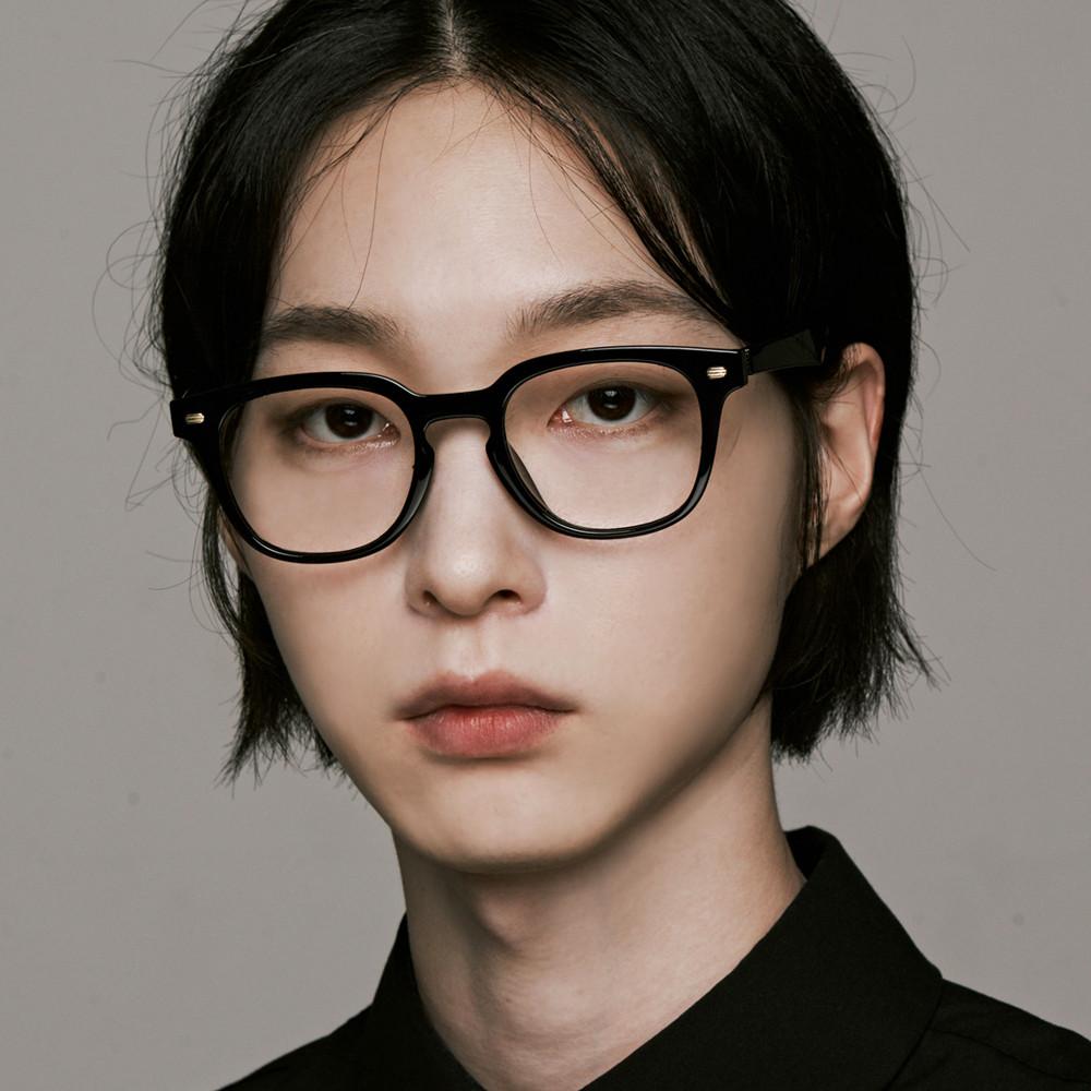 남자 여자 오버사이즈 시력보호 블루라이트 차단 안경 유니크한 얼굴형에 맞는 패션 뿔테안경