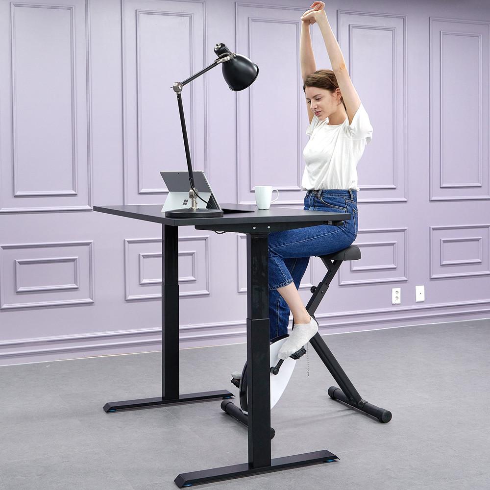 롱코 듀얼모터 높이조절 책상 모션데스크 프리미엄 스탠딩 전동책상