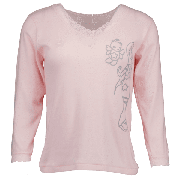 TELEPATHY LACE TOP PINK