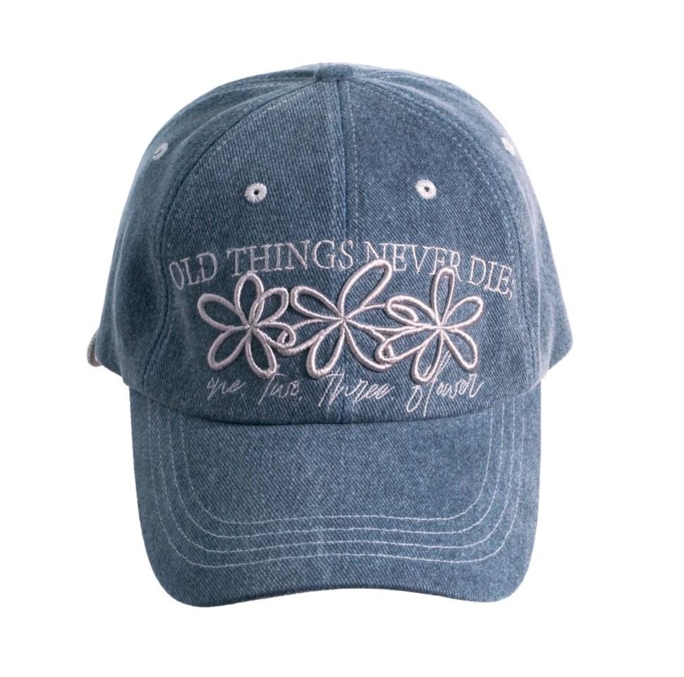 ONE, TWO, THREE  PIGMENT CAP_DUSTY BLUE