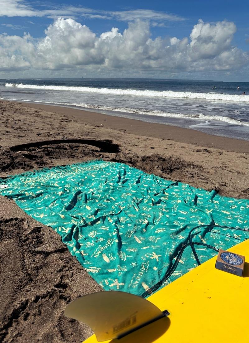 [Sarong] Surfyy beach - Turquoise