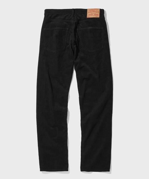 40S CORDUROY STRAIGHT PANTS_BLACK
