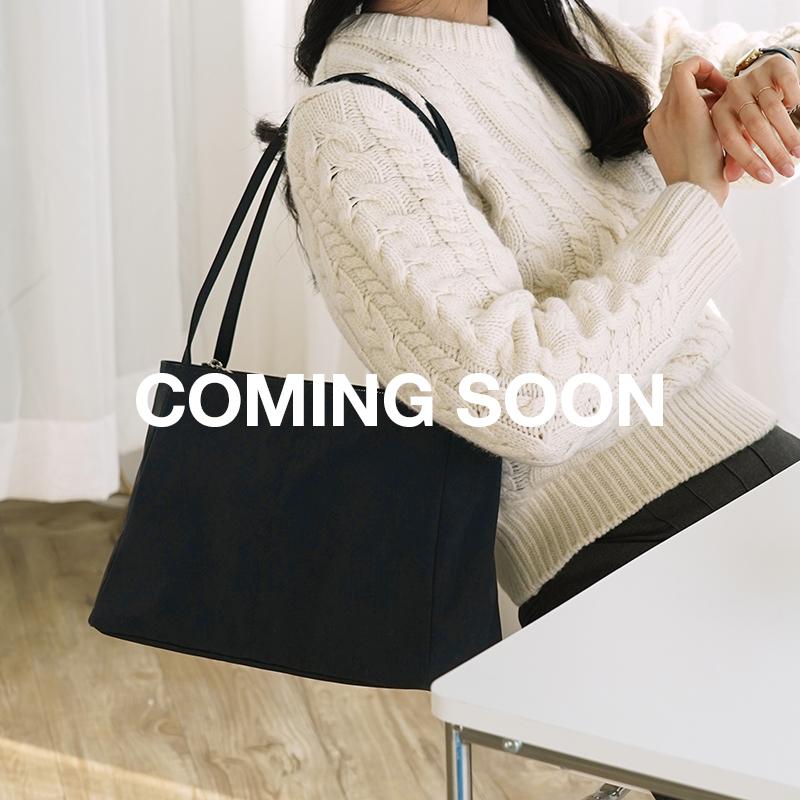 [커밍순] TIDY SHOULDER BAG BLACK