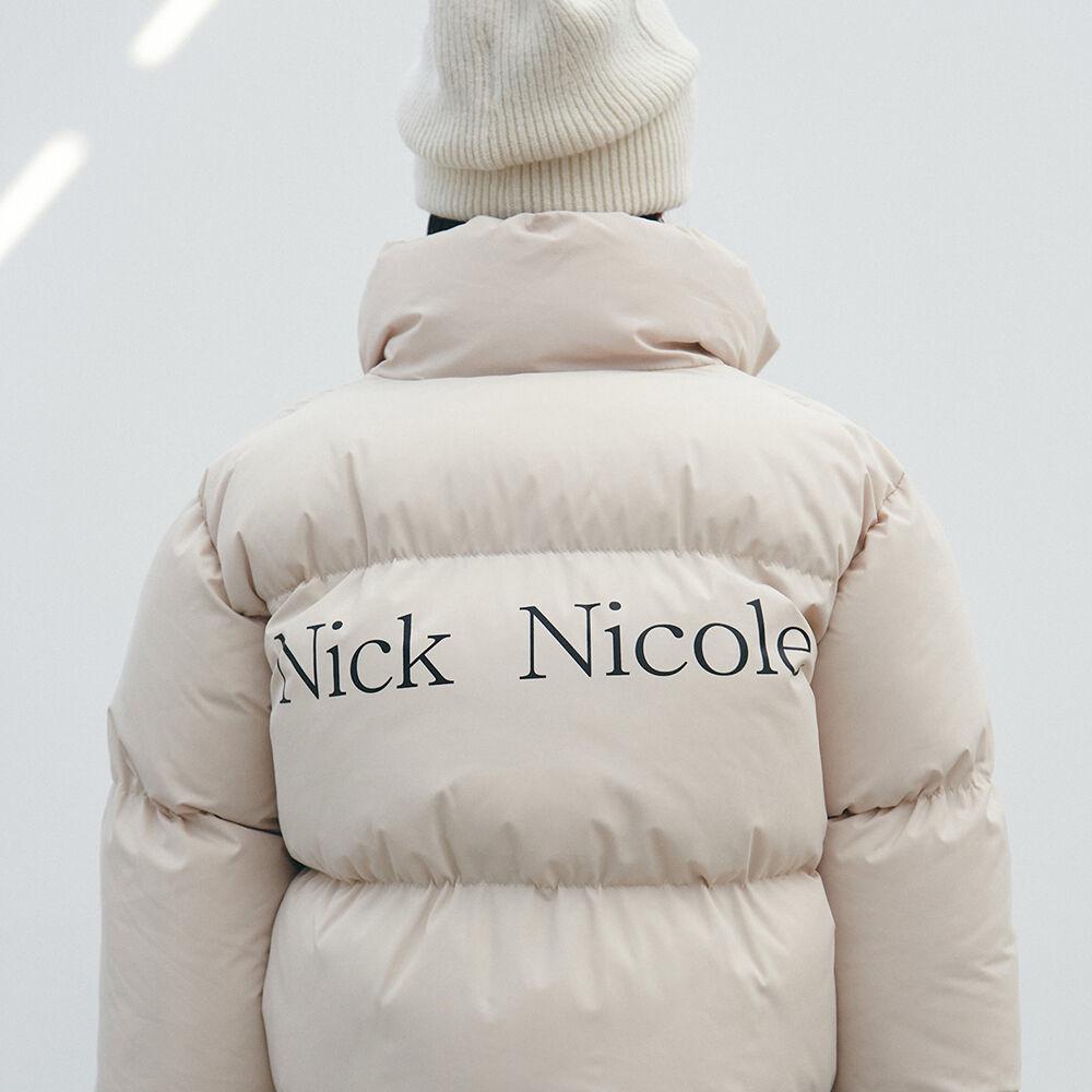NICOLE VOLUME PUFFER SHORT PADDING_CREAM