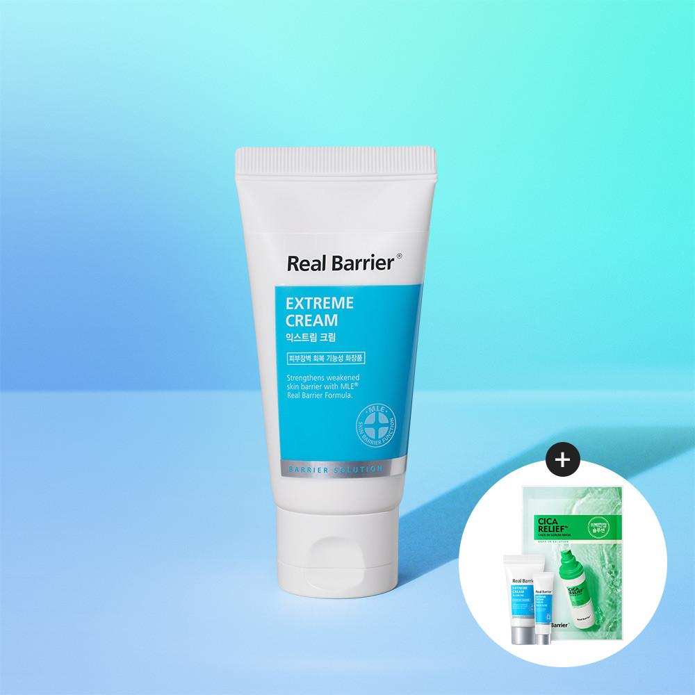 [리얼베리어] 익스트림 크림 50ml [TUBE] [증정 : 익스트림 크림 30ml+10ml+시카릴리프Rx 마스크 1매](9/25 10시~10/3)