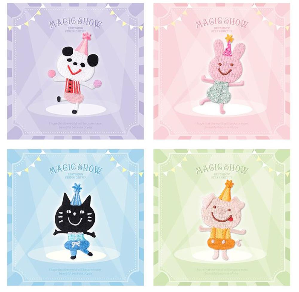 와펜 자수패치 의류리폼 컴퓨터자수 매직쇼 공구리