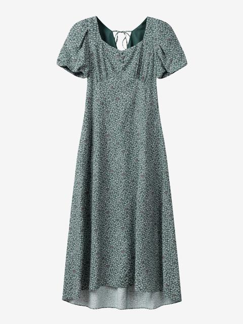 스퀘어넥 플라워 프린팅 원피스_L252PSE049