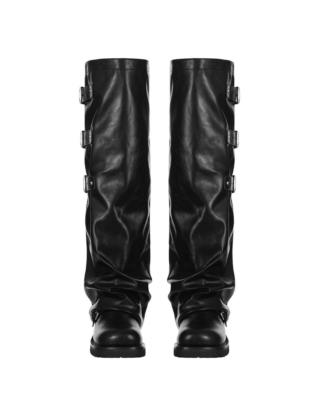 [예약 배송] Trinity Slouch Boots · 트리니티 슬라우치 부츠 / 블랙