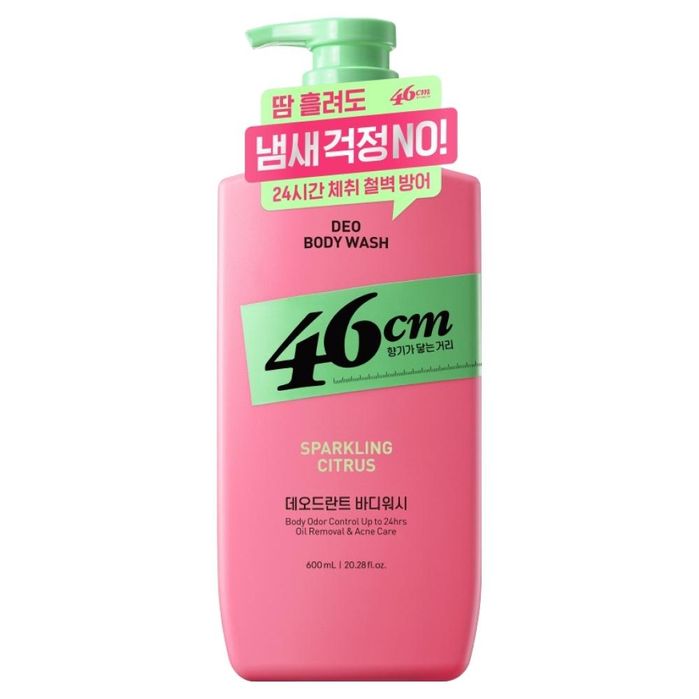 온더바디 46cm 체취솔루션 약산성 데오드란트 바디워시 스파클링 시트러스향, 600ml, 1개