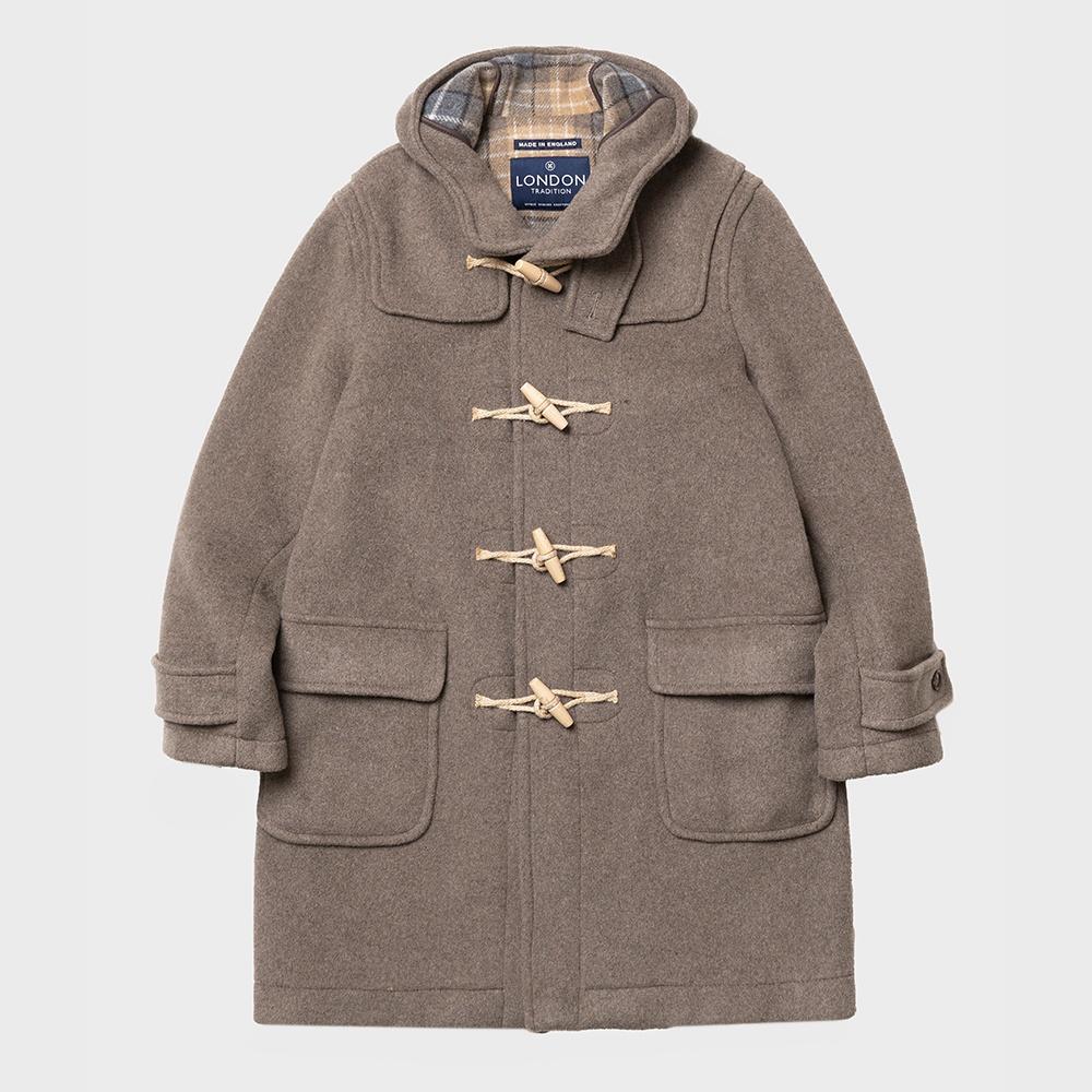 LONDON TRADITION Mens Erica Duffle Coat - Mushroom 174