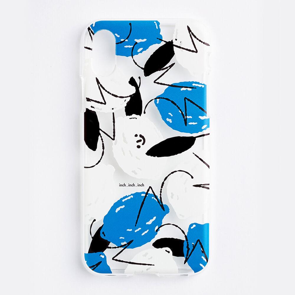 Lemon Clear Phone Case (Blue)