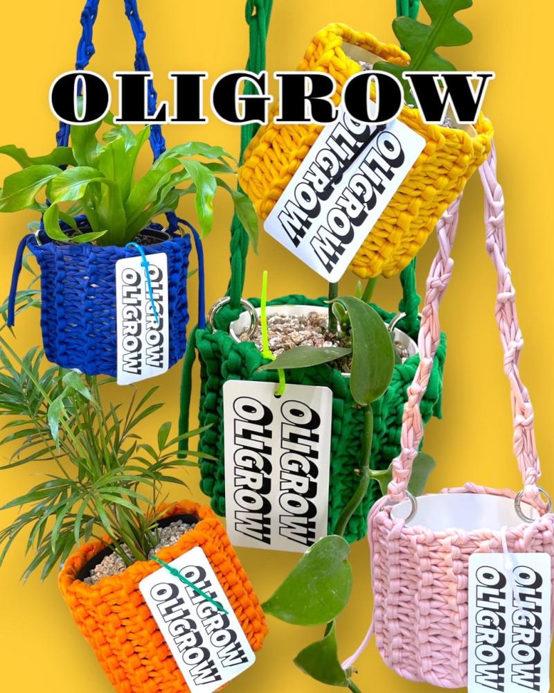 (Handmade 제작)  PPPOT7 퍼피팟7 소프트얀 니팅화분 식물식재 가능 행잉화분