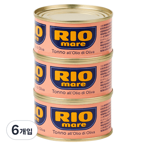 리오마레 올리브 오일 참치, 80g, 6개 - 일반참치통조림 | 쿠팡
