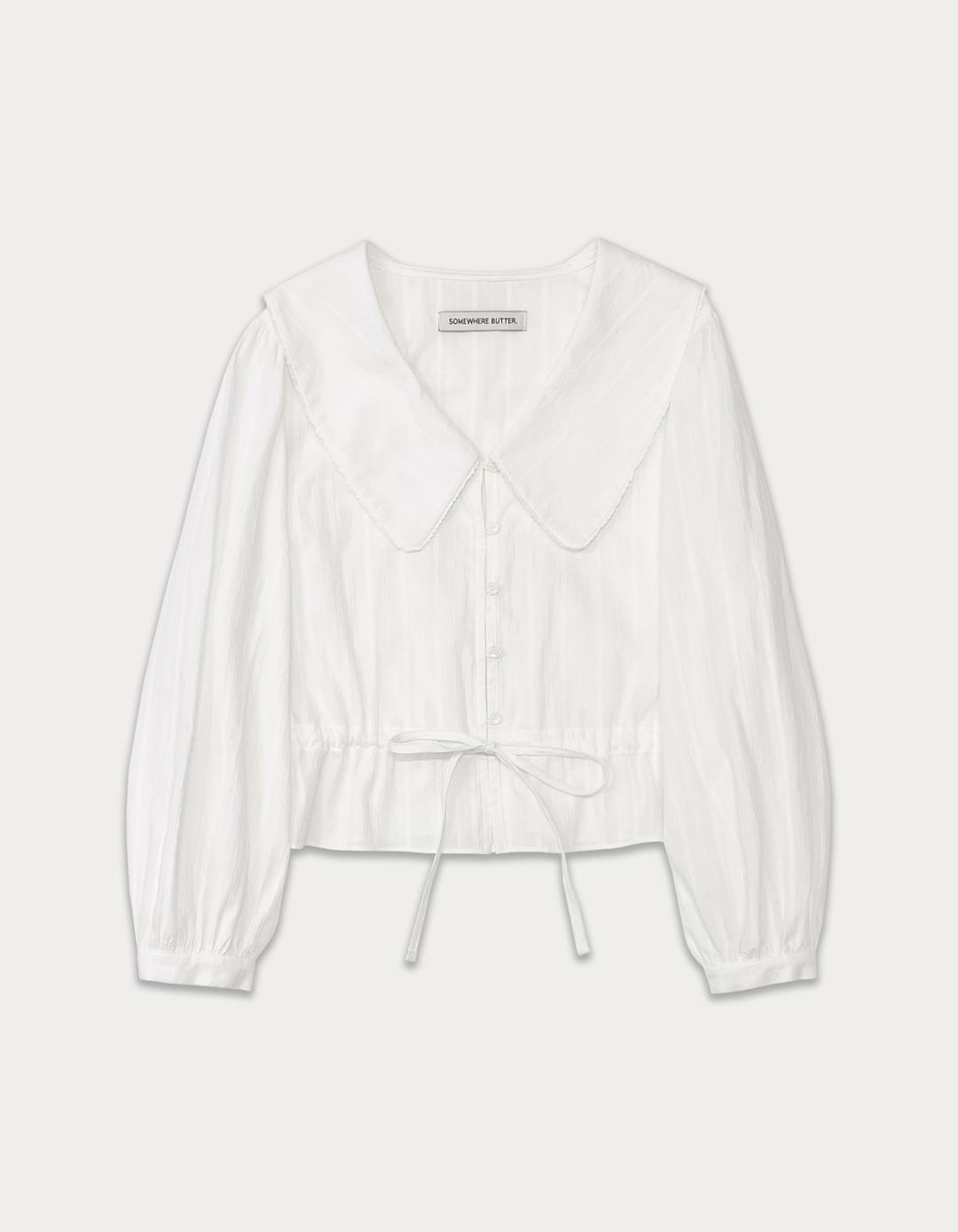 [2nd Order 3.12 출고] Lily lace blouse - ivory