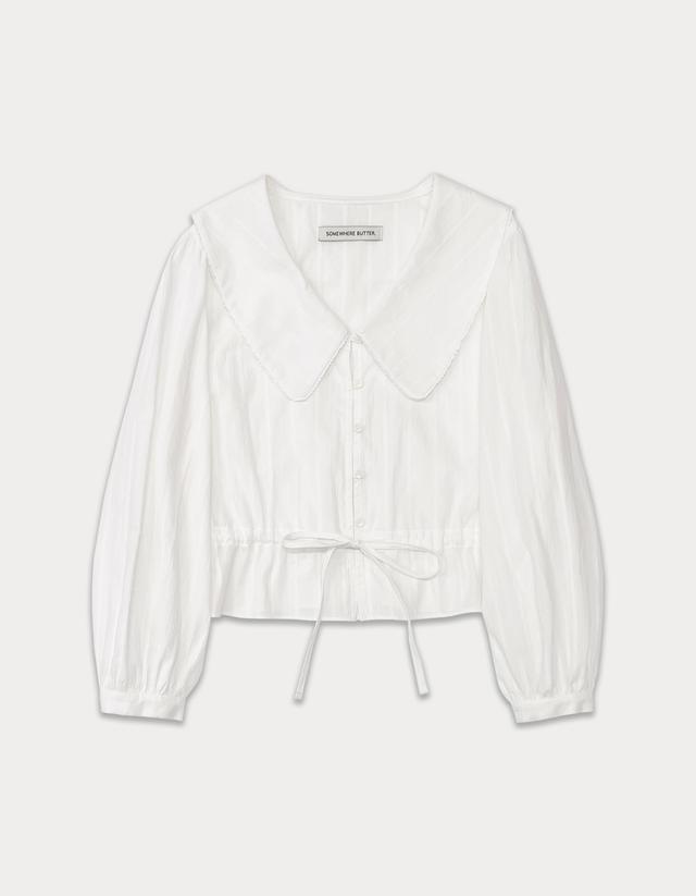 [2nd Order 3.12 출고] Lily lace blouse - ivory