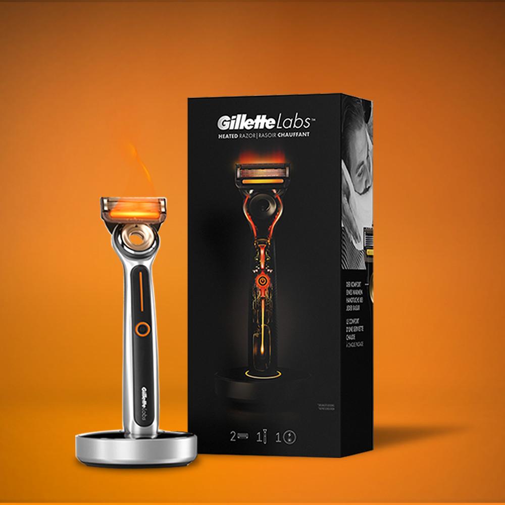 질레트랩스 히티드 레이저 스타터 키트 (면도기 + 면도날 2입)