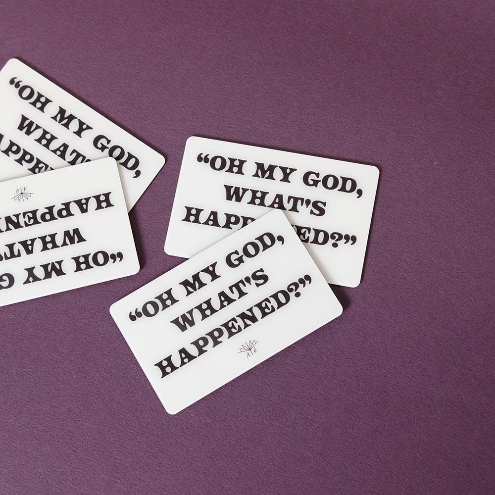 문장수집가 / 카드 거울 Card mirror