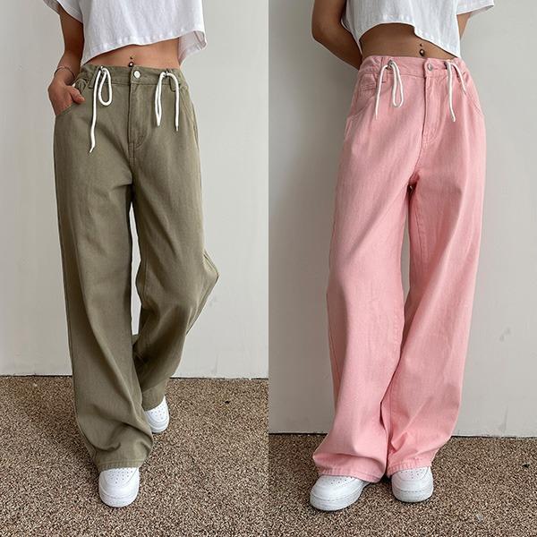 [170cm]수선놉156#로우&하이맘대로스토퍼팬츠