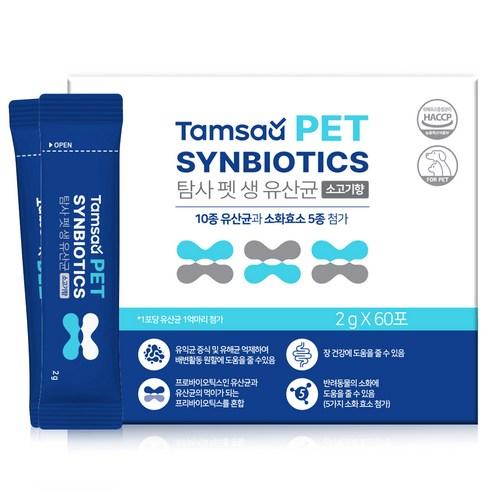 탐사 펫 생 유산균 파우더, 60회분, 소화기능개선/장건강..., 1개