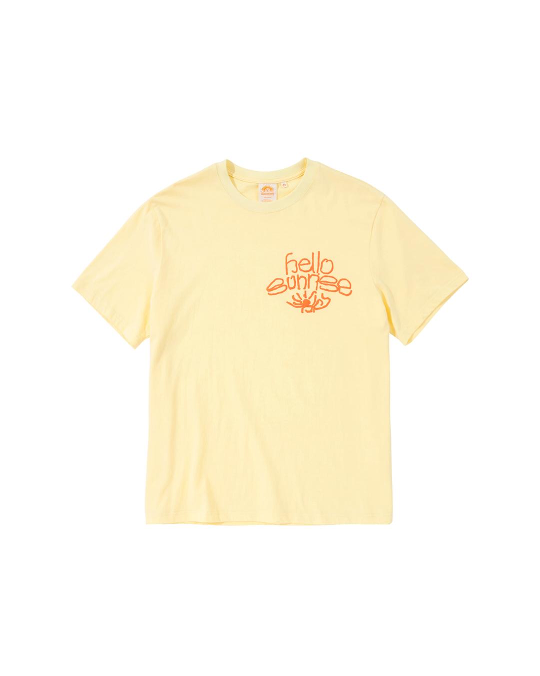 HS x ETCblank Sunrise Dancing Tee_Light Yellow