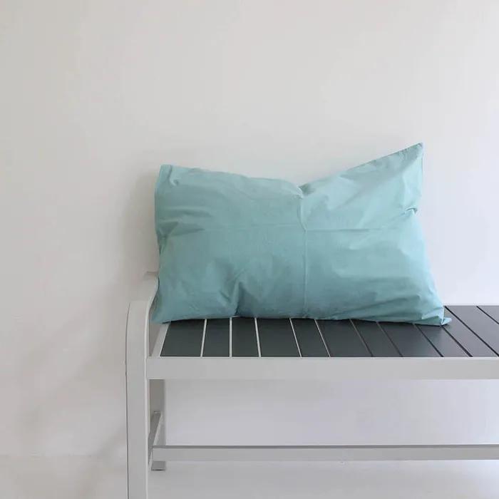 40수 페퍼민트 무지 베개커버