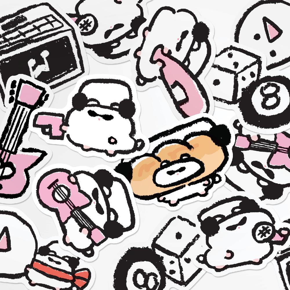 [힙찌] 리무버블 조각 스티커 ver.2 9종