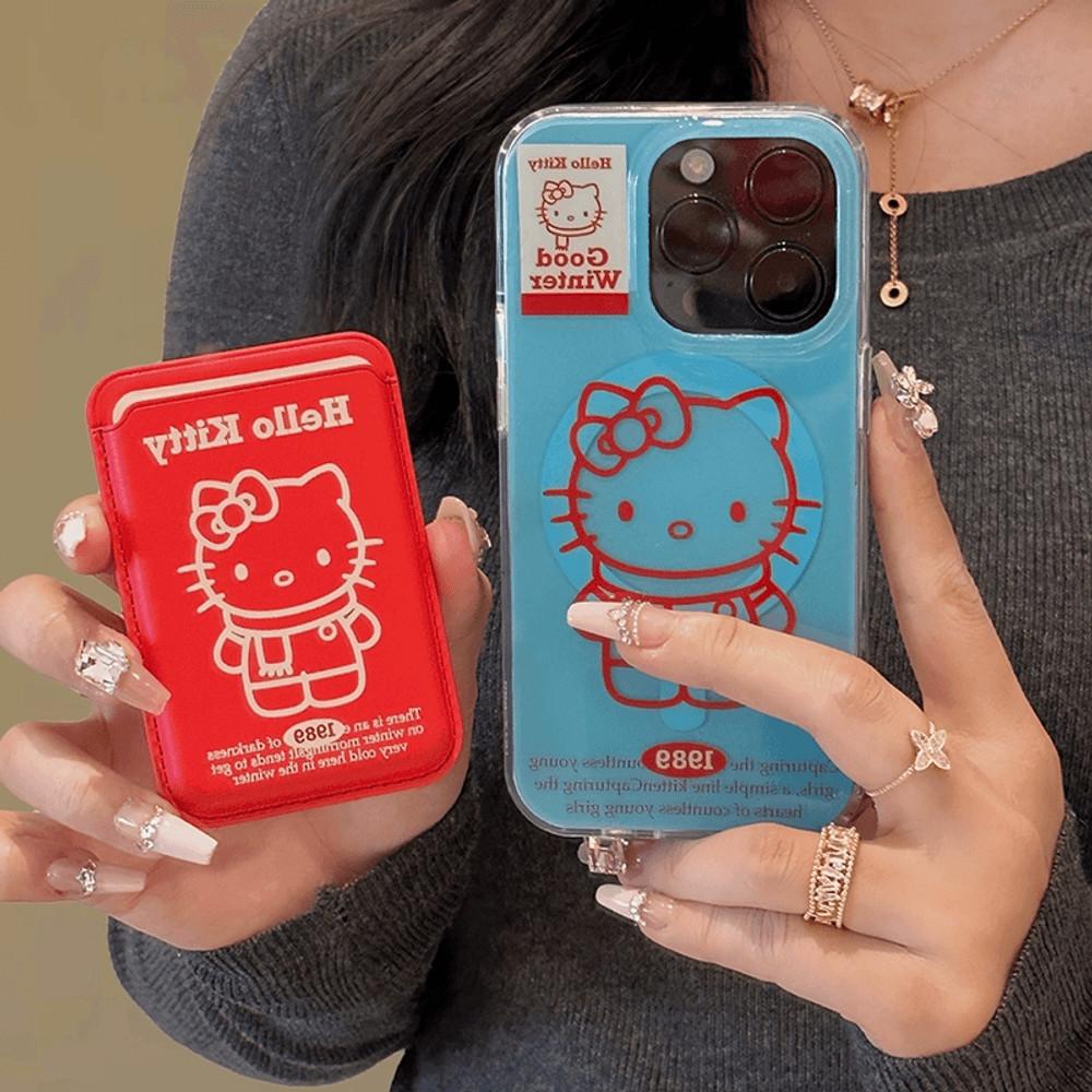 Kitty Bear 맥세이프 카드포켓 아이폰 케이스