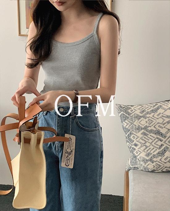 메리어라운드 [라이브상품][ofm] 쫀쫀 골지 코튼 (sleeveless)* 베스트 상품 재진행
