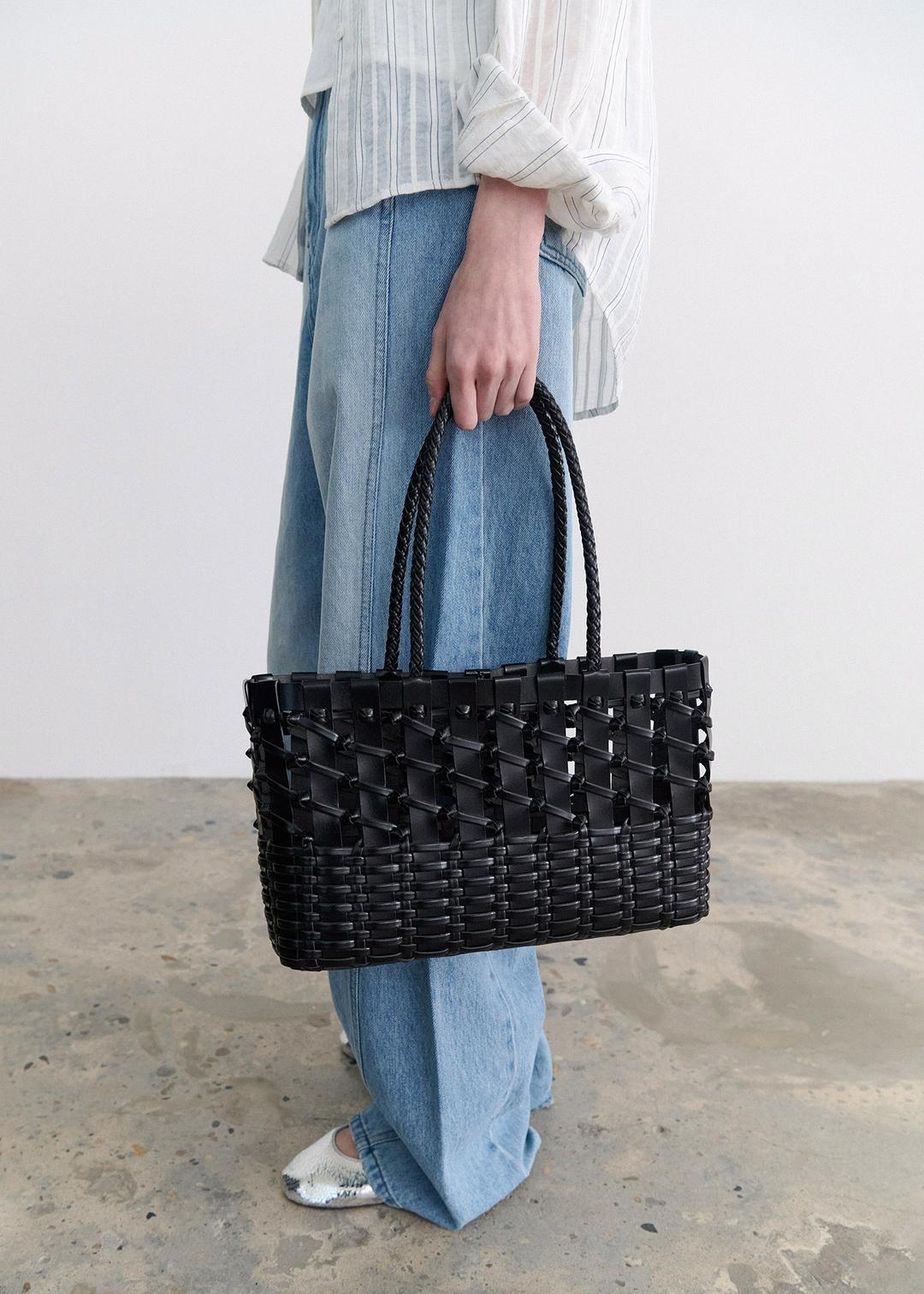 Cava weaving bag (black)