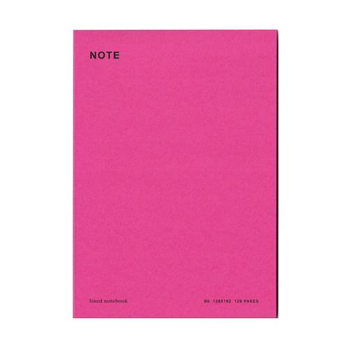 128p_Lined Notebook_Berry Pink