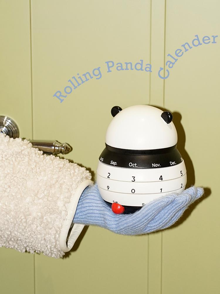 수심 Panda Spinning Calendar 판다 스피닝 캘린더 유니크 달력 만년