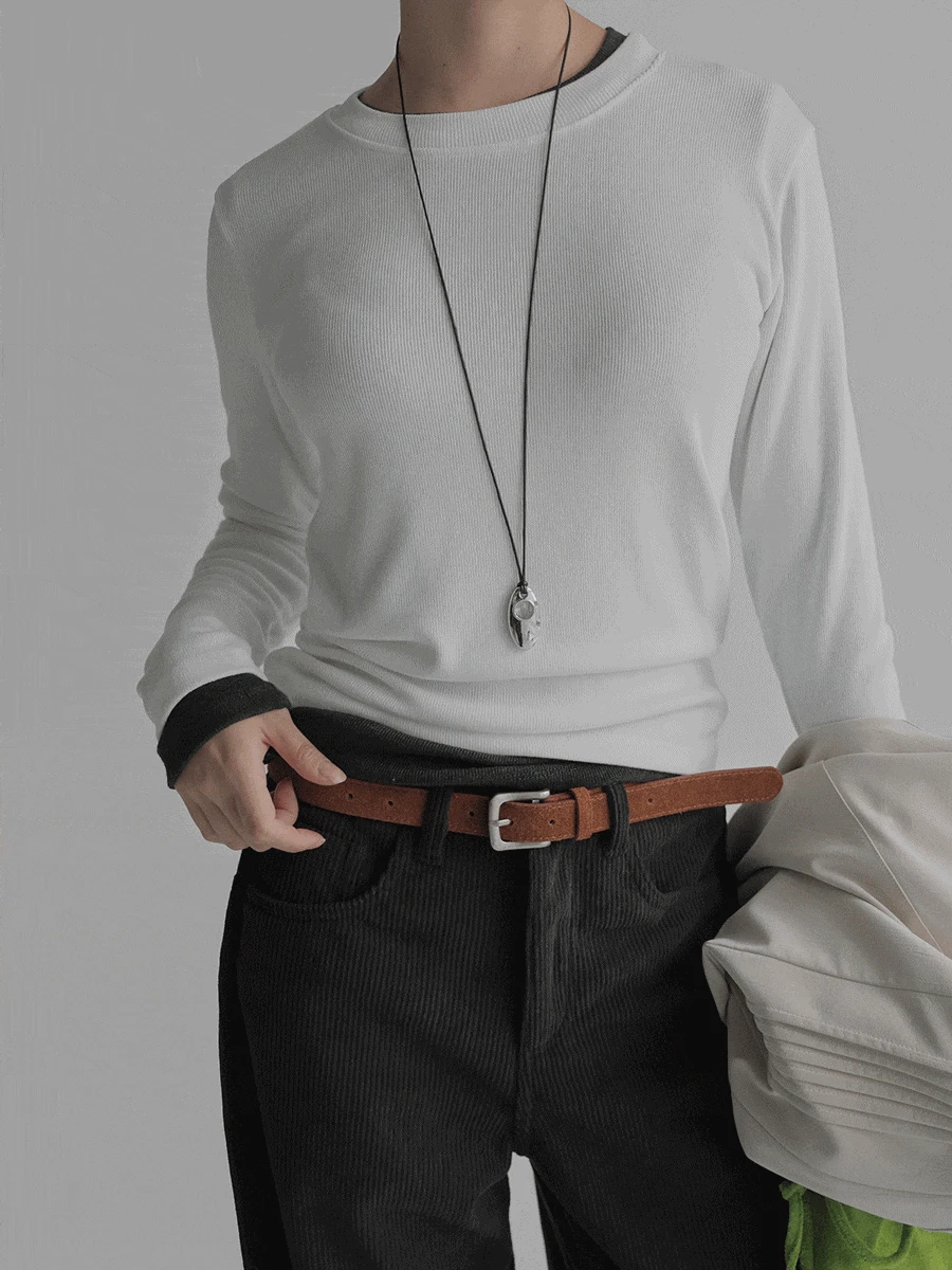 립브베이직티셔츠